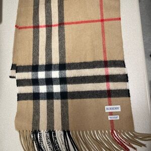 Burberry Classic Check Cashmere Scarf
